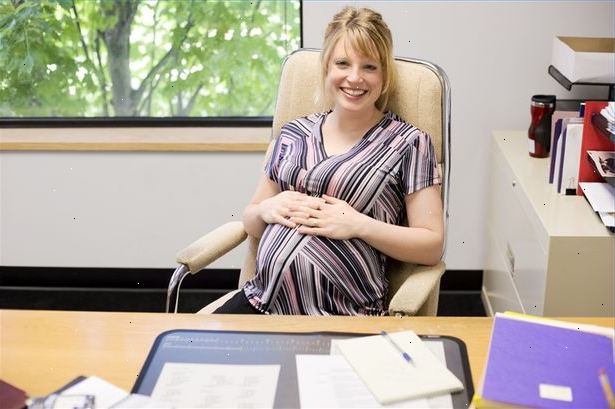 Hoe maak je een werkplek zwangerschap comfortabele. Vermijd zware werk en status.