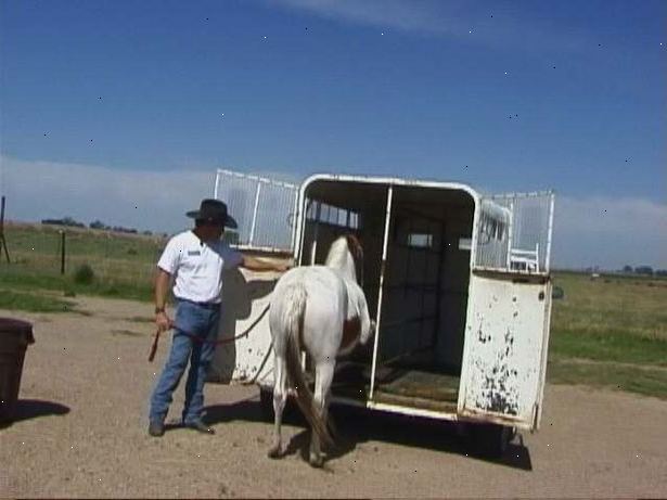 Hoe maak je een paard trailer veilig. Voer altijd de veiligheid trailer checken vóór het laden van het paard in de trailer.